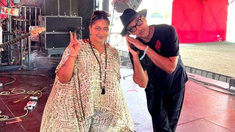 Pakistani Singer Ali Sethi Sings Pasoori with Raja Kumari At Coachella 2023
